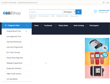 Tablet Screenshot of obd2shop.com