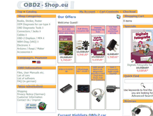 Tablet Screenshot of obd2shop.de